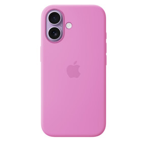 iPhone 17 Silikon Case mit MagSafe - Leuchtendes Lavendel