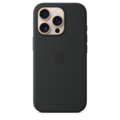 Sie sehen das Produktbild 01 von iPhone 16 Pro Silikon Case mit MagSafe – Schwarz iPhone 16 Pro Silikon Case mit MagSafe – Schwarz