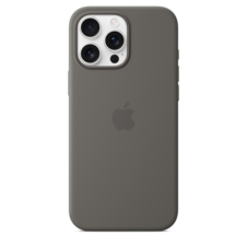 Sie sehen das Produktbild 03 von iPhone 16 Pro Max Silikon Case mit MagSafe – Steingrau iPhone 16 Pro Max Silikon Case mit MagSafe – Steingrau