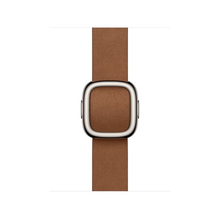 42 mm Armband mit Moderner Schließe Karamell - Large