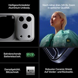 Sie sehen das Produktbild 06 von iPhone 17 Pro Max 256 GB Cosmic Orange iPhone 17 Pro Max 256 GB Cosmic Orange