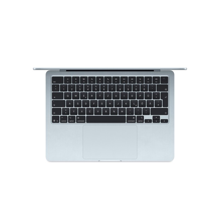 Sie sehen das Produktbild 02 von 13" MacBook Air: Apple M5 Chip mit 10‑Core CPU und 10‑Core GPU, 1 TB SSD - Himmelblau 13" MacBook Air: Apple M5 Chip mit 10‑Core CPU und 10‑Core GPU, 1 TB SSD - Himmelblau