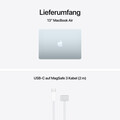 Sie sehen das Produktbild 09 von 13" MacBook Air: Apple M5 Chip mit 10‑Core CPU und 8‑Core GPU, 512 GB SSD - Himmelblau 13" MacBook Air: Apple M5 Chip mit 10‑Core CPU und 8‑Core GPU, 512 GB SSD - Himmelblau