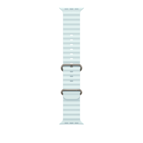 49 mm Ocean Armband Kristallblau – Titan Natur