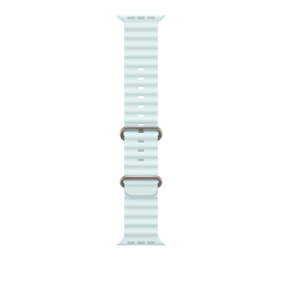 49 mm Ocean Armband Kristallblau – Titan Natur