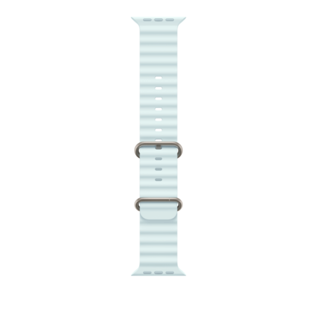 49 mm Ocean Armband Kristallblau – Titan Natur