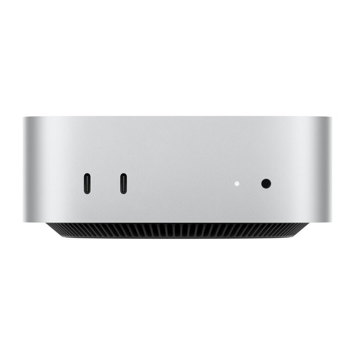 Sie sehen das Produktbild 01 von Mac mini: Apple M4 Chip mit 10‑Core CPU und 10‑Core GPU, 512 GB SSD - Silber Mac mini: Apple M4 Chip mit 10‑Core CPU und 10‑Core GPU, 512 GB SSD - Silber