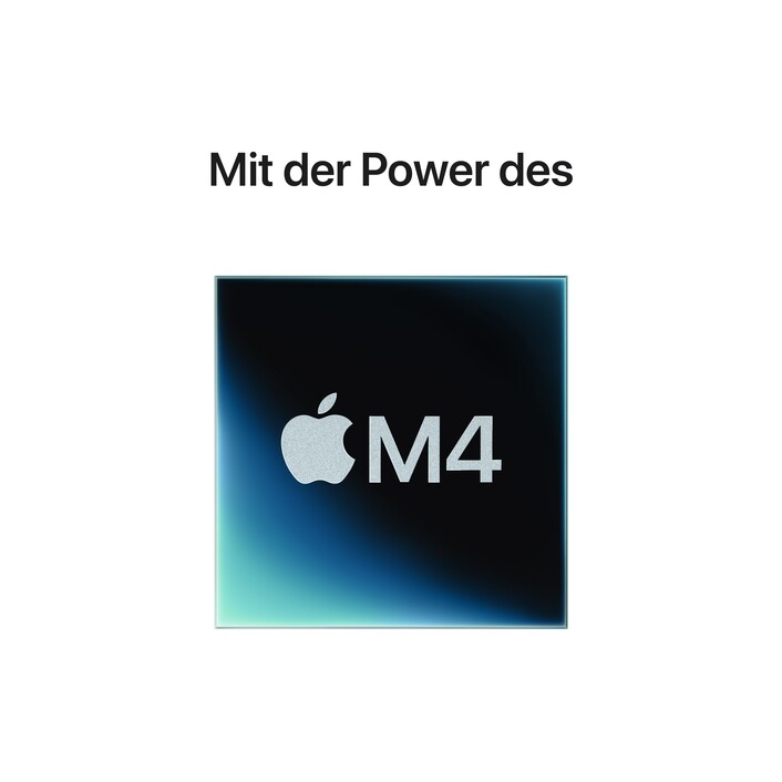 Sie sehen das Produktbild 03 von Mac mini: Apple M4 Chip mit 10‑Core CPU und 10‑Core GPU, 512 GB SSD - Silber Mac mini: Apple M4 Chip mit 10‑Core CPU und 10‑Core GPU, 512 GB SSD - Silber