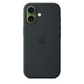 Sie sehen das Produktbild 02 von iPhone 17 Silikon Case mit MagSafe - Schwarz iPhone 17 Silikon Case mit MagSafe - Schwarz