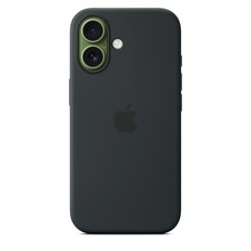 Sie sehen das Produktbild 02 von iPhone 17 Silikon Case mit MagSafe - Schwarz iPhone 17 Silikon Case mit MagSafe - Schwarz