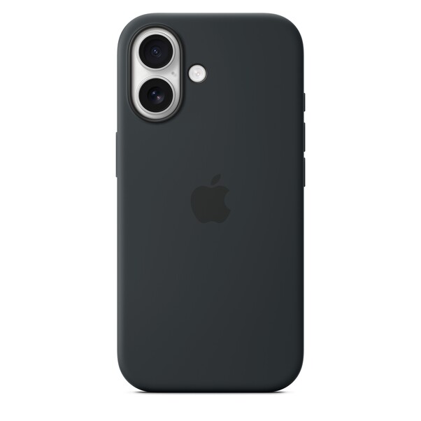 Sie sehen das Produktbild 04 von iPhone 17 Silikon Case mit MagSafe - Schwarz iPhone 17 Silikon Case mit MagSafe - Schwarz