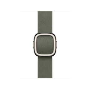 42 mm Armband mit Moderner Schließe Silbergrau - Large