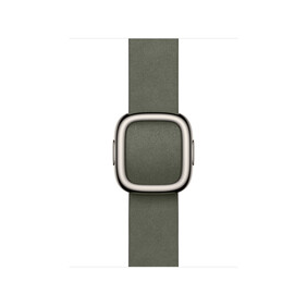 42 mm Armband mit Moderner Schließe Silbergrau - Small