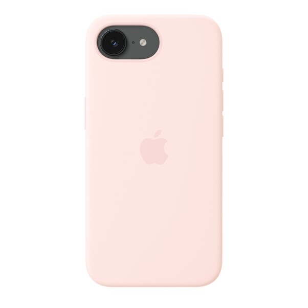 Sie sehen das Produktbild 03 von iPhone 17e Silikon Case mit MagSafe – Hellrosa iPhone 17e Silikon Case mit MagSafe – Hellrosa
