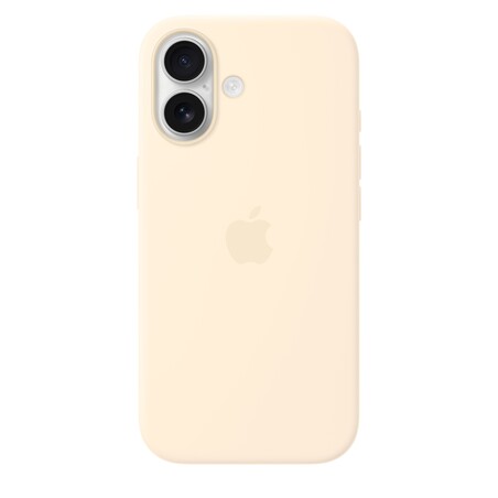 Sie sehen das Produktbild 01 von iPhone 17 Silikon Case mit MagSafe - Vanille iPhone 17 Silikon Case mit MagSafe - Vanille
