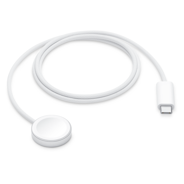 Sie sehen das Produktbild 01 von Apple Watch magnetisches Schnellladegerät auf USB‑C Kabel (1 m) Apple Watch magnetisches Schnellladegerät auf USB‑C Kabel (1 m)