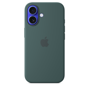 iPhone 16 Silikon Case mit MagSafe – Seegrün