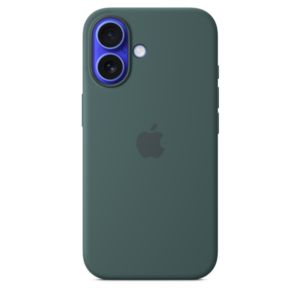 Sie sehen das Produktbild 01 von iPhone 16 Silikon Case mit MagSafe – Seegrün iPhone 16 Silikon Case mit MagSafe – Seegrün