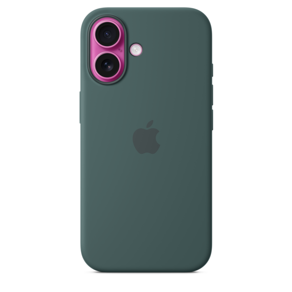 Sie sehen das Produktbild 03 von iPhone 16 Silikon Case mit MagSafe – Seegrün iPhone 16 Silikon Case mit MagSafe – Seegrün