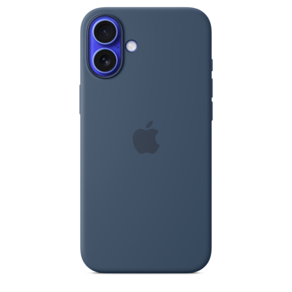 iPhone 16 Plus Silikon Case mit MagSafe – Denim