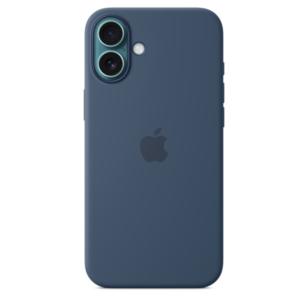 iPhone 16 Plus Silikon Case mit MagSafe – Denim