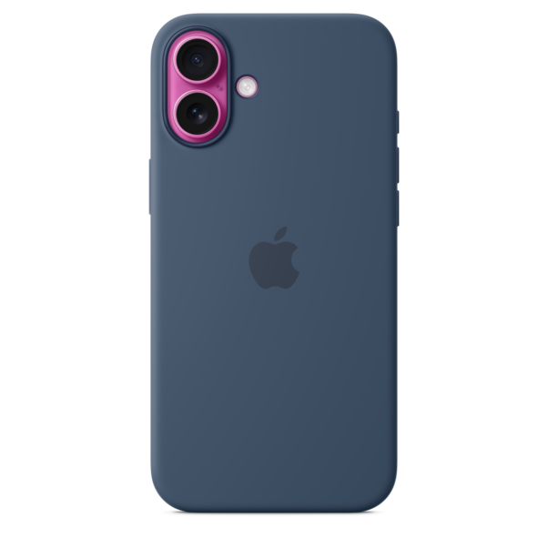 iPhone 16 Plus Silikon Case mit MagSafe – Denim