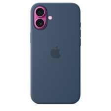 iPhone 16 Plus Silikon Case mit MagSafe – Denim