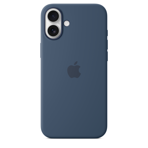 iPhone 16 Plus Silikon Case mit MagSafe – Denim