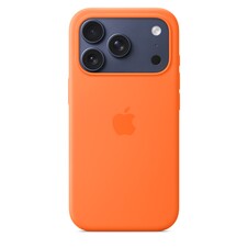 iPhone 17 Pro Silikon Case mit MagSafe - Orange