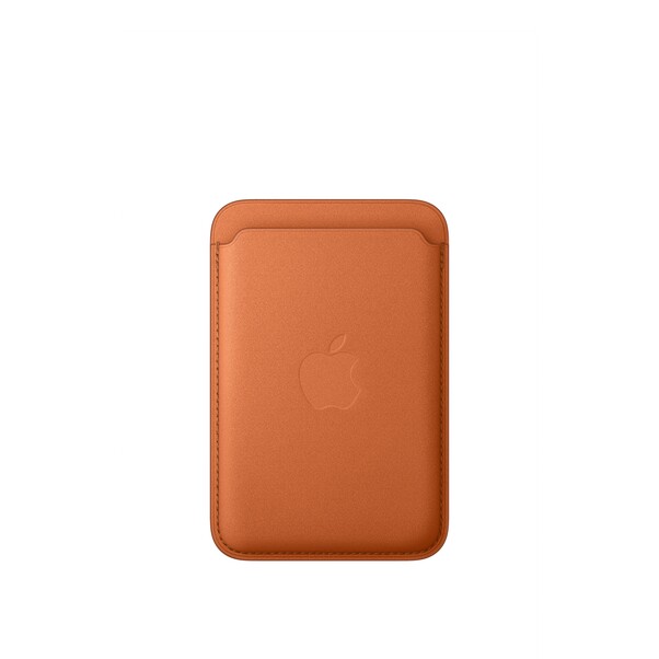 iPhone Feingewebe Wallet mit MagSafe – Fuchsrot