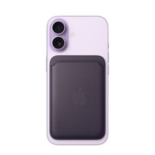 iPhone Feingewebe Wallet mit MagSafe – Fuchsrot