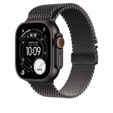 49 mm Milanaise Armband Titan Schwarz – S