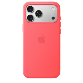 iPhone 17 Pro Max Silikon Case mit MagSafe - Guavepink