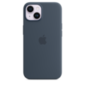 iPhone 14 Silikon Case mit MagSafe - Sturmblau