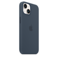 iPhone 14 Silikon Case mit MagSafe - Sturmblau