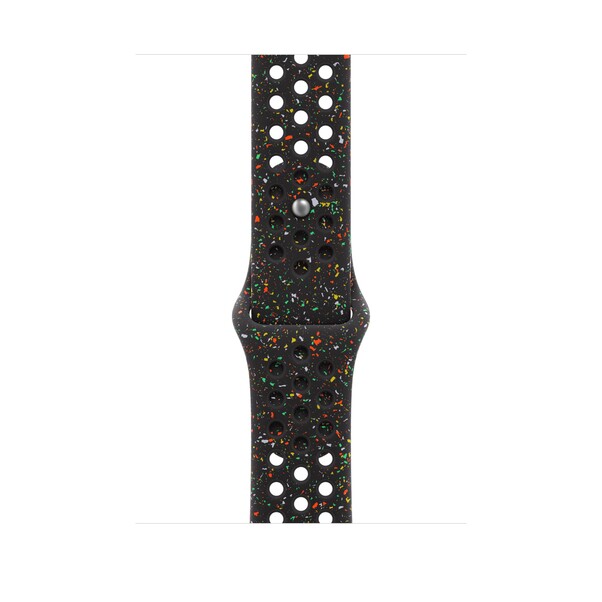 Sie sehen das Produktbild 01 von 46 mm Nike Sportarmband Midnight Black - S/M 46 mm Nike Sportarmband Midnight Black - S/M