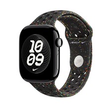 Sie sehen das Produktbild 02 von 46 mm Nike Sportarmband Midnight Black - S/M 46 mm Nike Sportarmband Midnight Black - S/M
