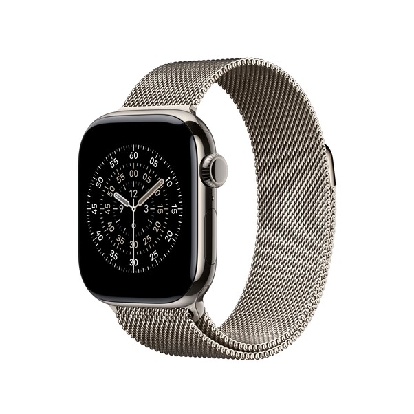Sie sehen das Produktbild 02 von 42 mm Milanaise Armband Natur 42 mm Milanaise Armband Natur