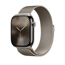 Sie sehen das Produktbild 02 von 46 mm Milanaise Armband Natur – S/M 46 mm Milanaise Armband Natur – S/M