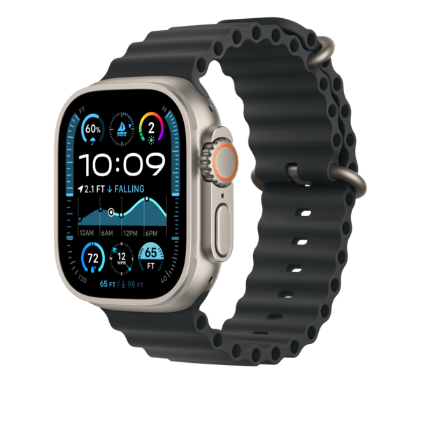 Verlängerung für 49 mm Ocean Armband Schwarz – Titan Natur