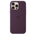 iPhone 16 Pro Max Silikon Case mit MagSafe – Pflaume