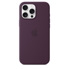 iPhone 16 Pro Max Silikon Case mit MagSafe – Pflaume