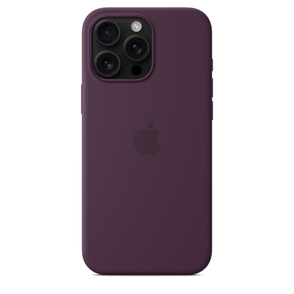 iPhone 16 Pro Max Silikon Case mit MagSafe – Pflaume
