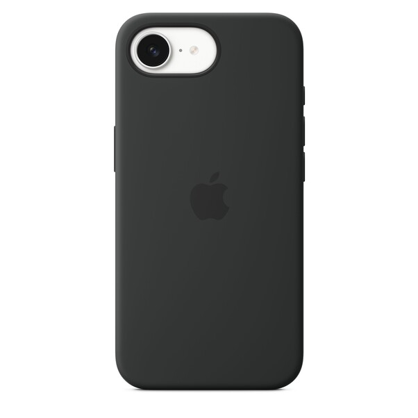 Sie sehen das Produktbild 01 von iPhone 16e Silikon Case − Schwarz iPhone 16e Silikon Case − Schwarz