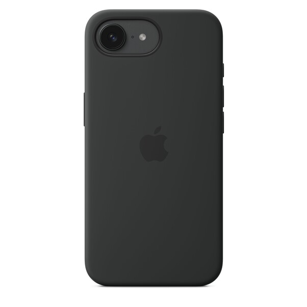 Sie sehen das Produktbild 02 von iPhone 16e Silikon Case − Schwarz iPhone 16e Silikon Case − Schwarz