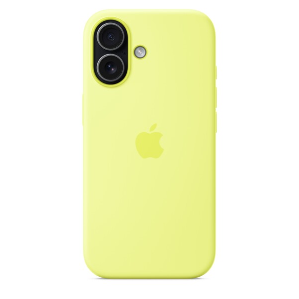 Sie sehen das Produktbild 05 von iPhone 17 Silikon Case mit MagSafe - Neongelb iPhone 17 Silikon Case mit MagSafe - Neongelb