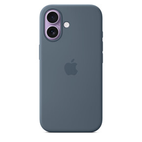 iPhone 17 Silikon Case mit MagSafe - Maritimblau