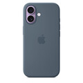 iPhone 17 Silikon Case mit MagSafe - Maritimblau