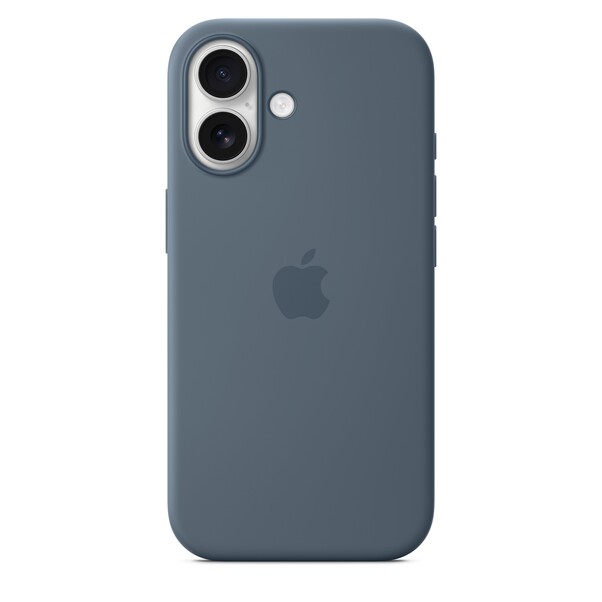iPhone 17 Silikon Case mit MagSafe - Maritimblau