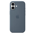 iPhone 17 Silikon Case mit MagSafe - Maritimblau